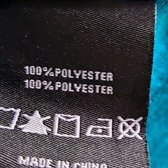 Charlie Paige Teal Sleeveless Sweater, Cowl Neckline, Pockets on Each Side, L/XL - Picture 8 of 8